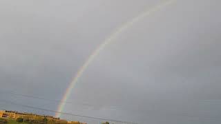 Precioso Arcoiris sobre la población de Arroyomolinos Madrid [upl. by Leoni539]