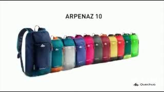 SAC À DOS DE RANDONNÉE ARPENAZ 10L  Quechua [upl. by Bertila408]