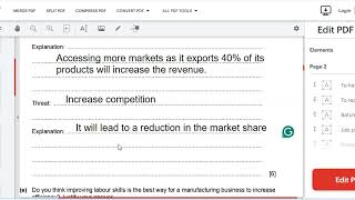 IGCSE Business Studies 0450 Theory Paper 1 MayJune 2023 Solution [upl. by Child355]