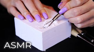 ASMR Satisfying Gym Chalk Crushing Carving Sounds for Sleep No Talking [upl. by Lorrimer191]