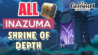 ALL INAZUMA SHRINE OF DEPTHS LOCATIONS 【 Genshin Impact 】 [upl. by Farand777]