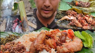 How to prepare and cook juicy and tender chicken in a bamboo  naga style  kents vlog [upl. by Laden]