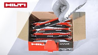 HOW TO HILTI HVU2 anker  HVU2 plaatsen met een diamantboor [upl. by Bevan903]