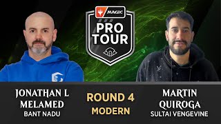 Round 4  Jonathan L Melamed vs Martin Quiroga  Modern  PTMH3 [upl. by Eiresed]