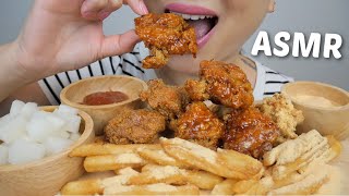 ASMR KOREAN FRIED CHICKEN The Best Original Yangnyeom and Soy Garlic NO TALKING Eating Sound [upl. by Alake956]