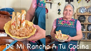 Tienen Que Hacer Esta Sopita De pollo Sabrosa Con Sabor A Rancho [upl. by Timmie]