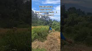 Pelatihan Operator Perontok Padi 1 Persiapan [upl. by Konstantine]