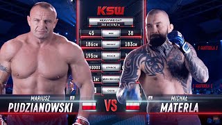 KSW Free Fight Mariusz Pudzianowski vs Michal Materla [upl. by Eislrahc423]