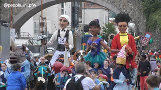 La Carnavalcade après le passage de la flamme olympique à ChampignysurMarne  21072024 [upl. by Huei]