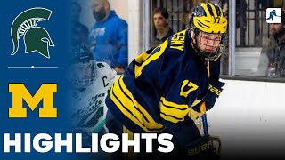 Michigan vs Michigan State  NCAA College Hockey  Highlights  March 31 2024 [upl. by Malloy948]