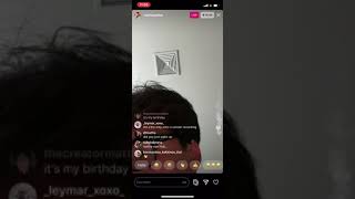 Mattia Polibio exposing Celia insta live 72220 [upl. by Leumas]