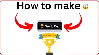 How to make World Cup in infinite craft [upl. by Lladnik]