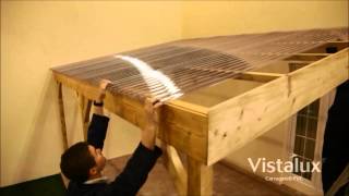 How to Install Vistalux Corrugated Sheet Roofing [upl. by Dermott647]