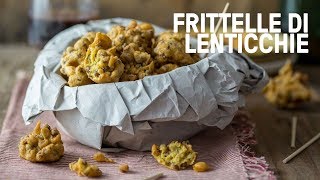 Frittelle di lenticchie alla curcuma e paprika [upl. by Ycinuq]