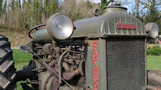 Industrial Fordson N  Military Aircraft Tractor [upl. by Mahmud]