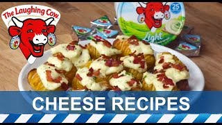 Loaded Hasselback Potatoes  Cheese Recipes by The Laughing Cow [upl. by Legnalos]