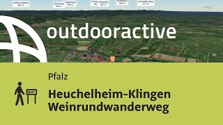 Themenweg in der Pfalz HeuchelheimKlingen Weinrundwanderweg [upl. by Ahsier]