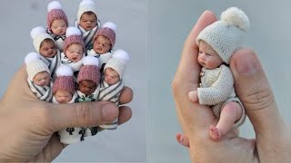 Silicone Baby Dolls  Crafting HyperRealistic Miniatures [upl. by Garik]