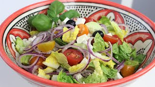 Griechischer Salat  BESTES REZEPT  Bunt gesund amp YUMMY salat [upl. by Brandon]