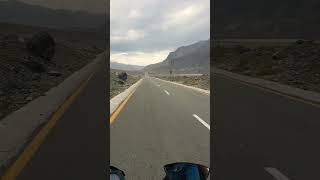 Karakoram Highway in Pakistan beautiful view MountainPassTravelPakistanbeauty [upl. by Nueovas]