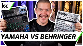 Yamaha MG10XU vs Behringer Xenyx Q1202 USB Audio Mixer [upl. by Pelagi]