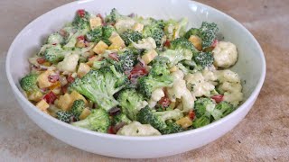 Broccoli salad [upl. by Ahsenik492]