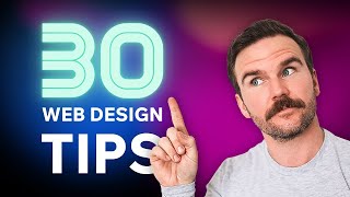 30 Web Design Tips in 11 Minutes [upl. by Eniarrol504]