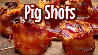 Pig Shots  super leckeres Fingerfood vom Grill  Westmünsterland BBQ [upl. by Aliel846]