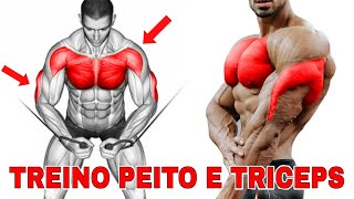 7 Exercícios Treino de Peito e Tríceps Completo [upl. by Nothgiel]