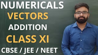 Numericals on Vector Addition Class 11 Physics [upl. by Bixby]