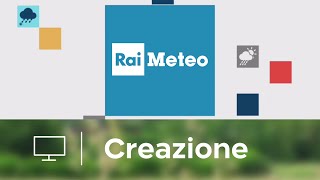 CREAZIONE Meteo RAI 1 del 2021 con sottofondo 19882011 [upl. by Anaile]