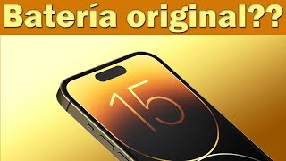 💥👆Como saber si mi batería es original iPhone 15 👆💥 [upl. by Haldeman]