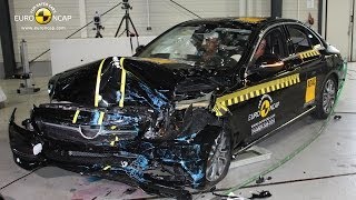 Euro NCAP Crashtest Mercedes CKlasse 2014 W205 [upl. by Mure]