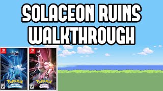 Solaceon Ruins Walkthrough in Pokemon Brilliant Diamond amp Shining Pearl [upl. by Dustan79]