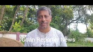 Goan Reporter Fr Bolmax message to Goans who are protesting all over Goa on the Velingkar issue [upl. by Bysshe991]