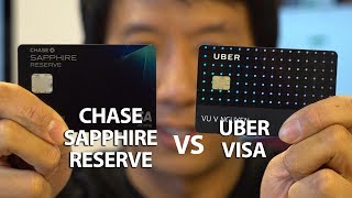 UBER VISA CARD VS CHASE SAPPHIRE RESERVE  PERKS amp BENEFITS WHICH IS BETTER [upl. by Hacceber]