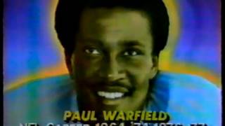 1983 Paul Warfield Hall of Fame Induction [upl. by Einial]