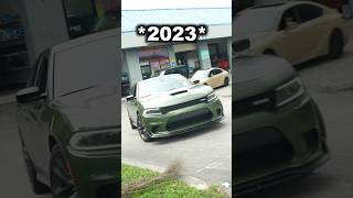 2023 Muffler delete  5 inch tips Dodge Charger Daytona [upl. by Anabahs333]