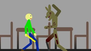 Baldi Baldis Basic vs Springtrap Five Nights At Freddy [upl. by Einama]