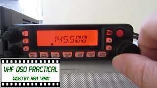 Amateur Radio VHF QSO Practical [upl. by Niamrej]