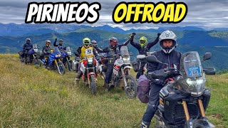 🤢AFRICA TWIN PESA DEMASIADO para estas PISTAS de PIRINEOS RUTA OFFROAD  MIRADORES de ORDESA en 4x4 [upl. by Silletram]