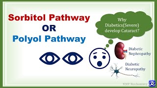 21 Sorbitol or Polyol Pathway  Carbohydrate Metabolism  Biochemistry  NJOY Biochemistry [upl. by Roderich]