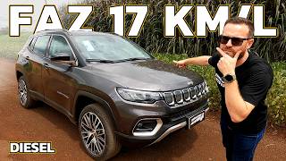 JEEP COMPASS LIMITED DIESEL 2024  Test Drive Completo [upl. by Chessa]