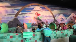 The Little Mermaid Ariels Undersea Adventure Onride  Disneys California Adventure theme park [upl. by Alarise972]