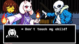 Undertale but Toriel Protects Frisk at ALL COST [upl. by Bennion127]