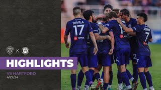 Highlights Louisville City FC 6 Hartford Athletic 0 [upl. by Akerehs]