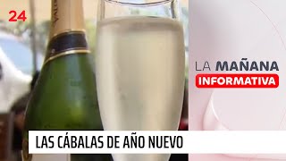 ¿Cuál es el significado de las cábalas de Año Nuevo  24 Horas TVN Chile [upl. by Leahplar180]