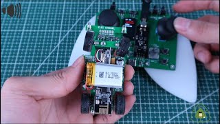 Make a mini RC Car using nRF24L01 and Atmega328 [upl. by Haliehs]