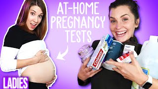 LIVE Pregnancy Test  Do DIY Pregnancy Tests Actually Work [upl. by Noorah443]