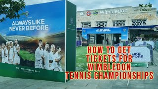 How to get tickets for Wimbledon Tennis Championship 2023 [upl. by Mahon61]